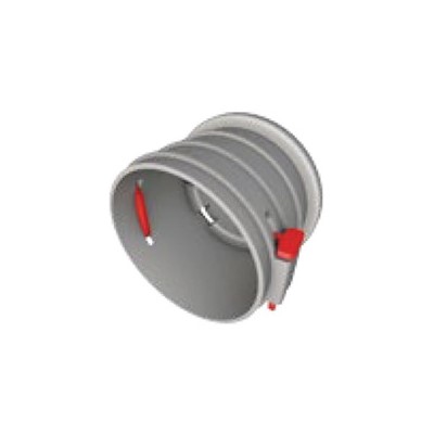 Airflow Round spigot for distribution box & 2 clips