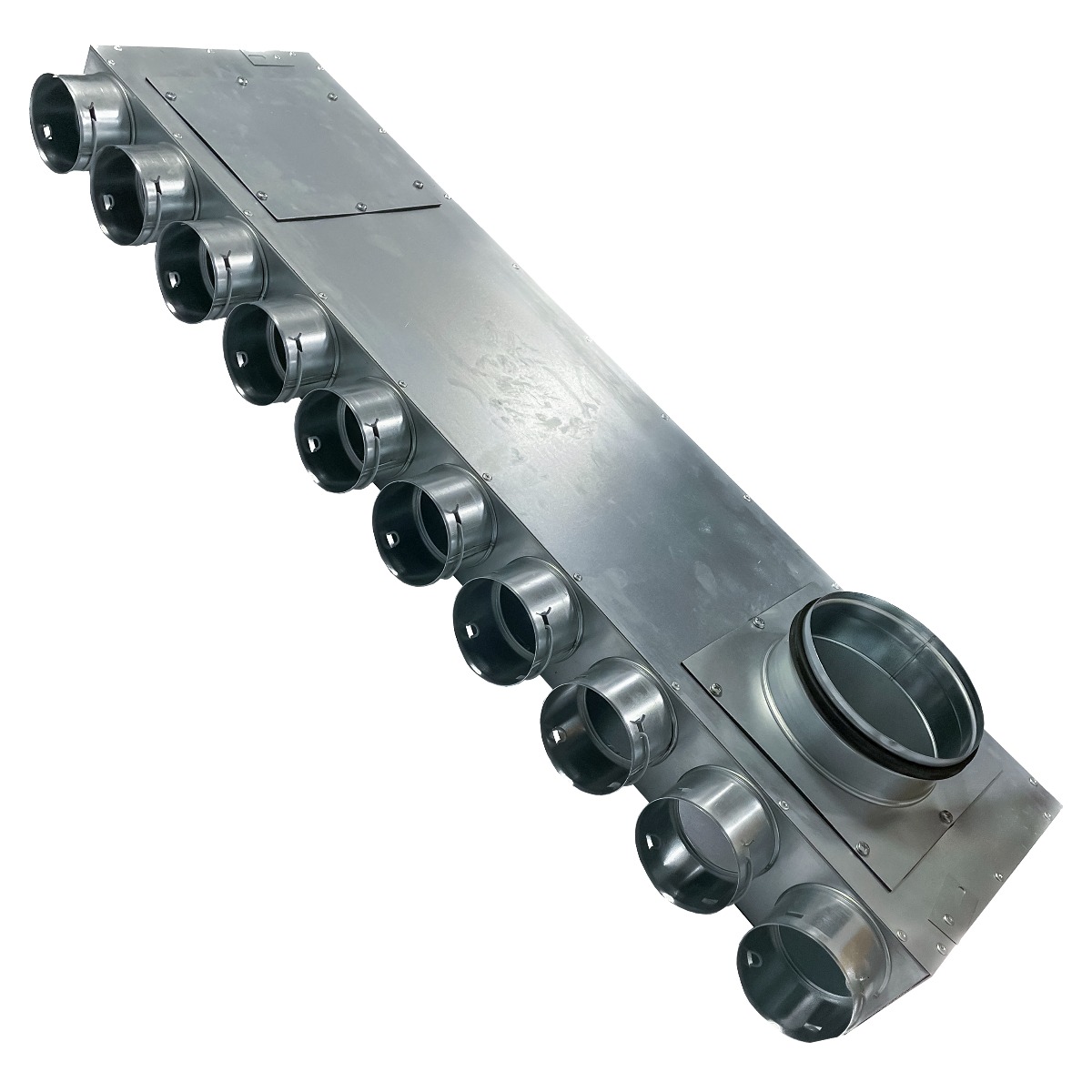 QV 10 Pt  Adjustable Top Entry Dist box - 150 spigot  (75mm)