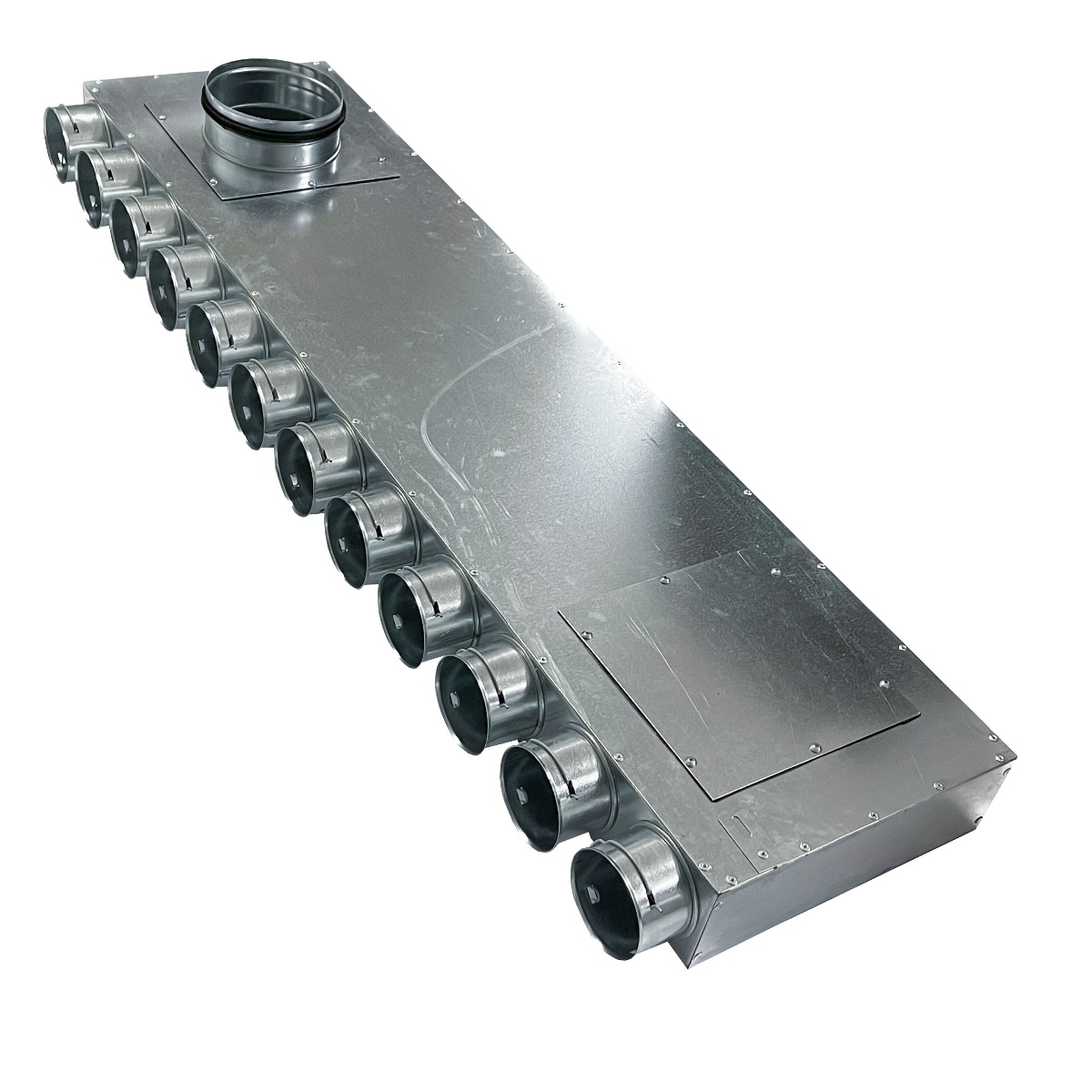 QV 12 Pt Adjustable Top Entry Distribution box - 150 spigot (75mm) - QV75-12150MTE
