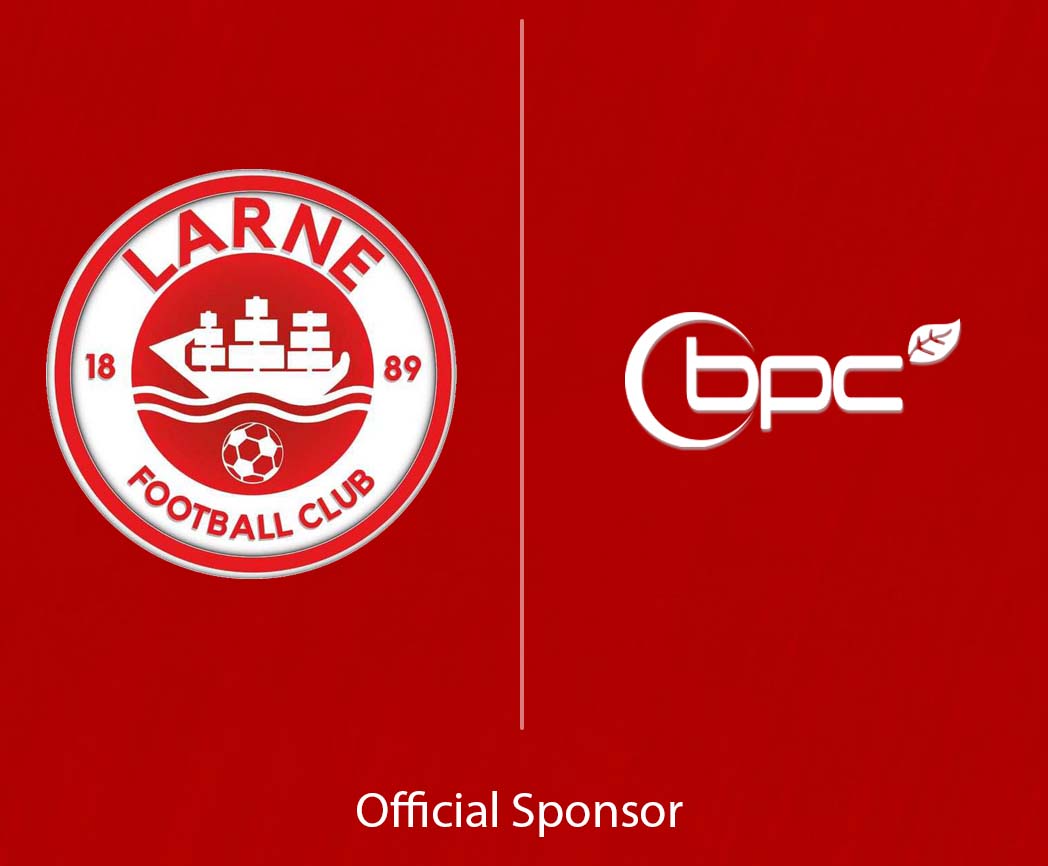 We are proud sponsors of Larne Football Club!